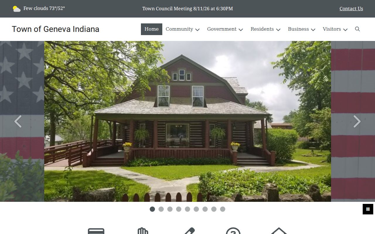 Official Town of Geneva home page and municipal contacts
